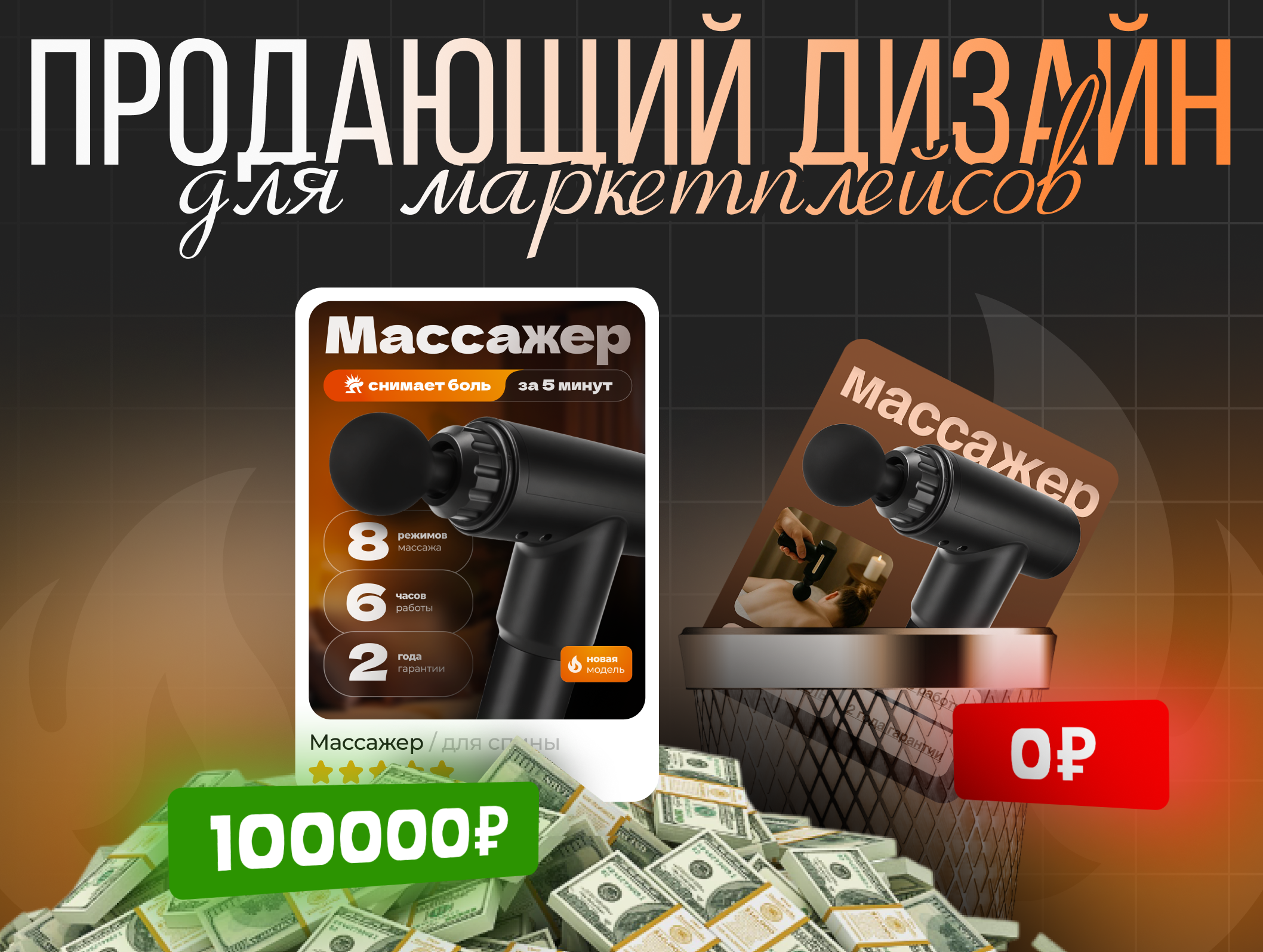 Продающий дизайн карточек для маркетплейсов. Оформление, которое говорит за вас