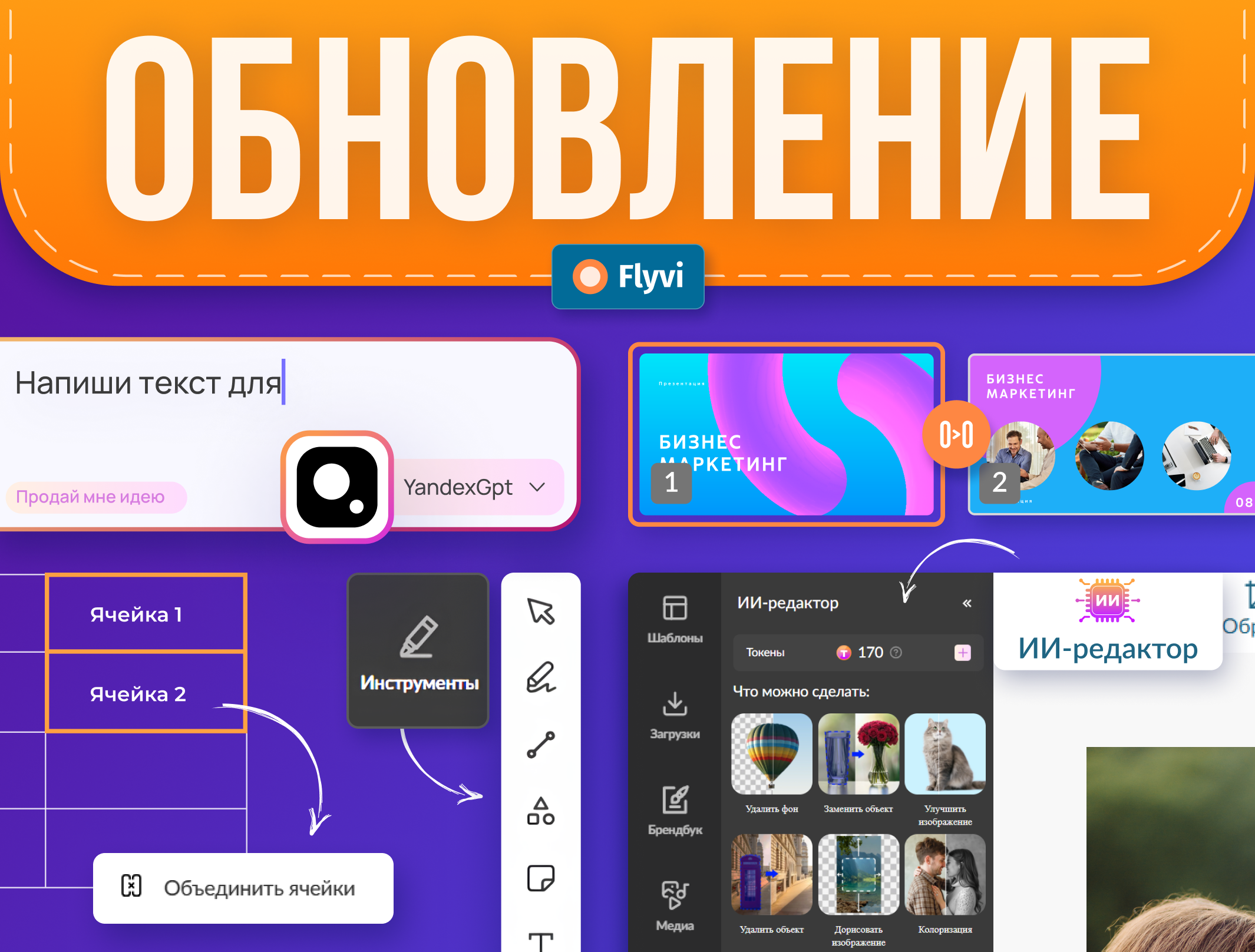 Flyvi расширяется: больше возможностей графического редактора
