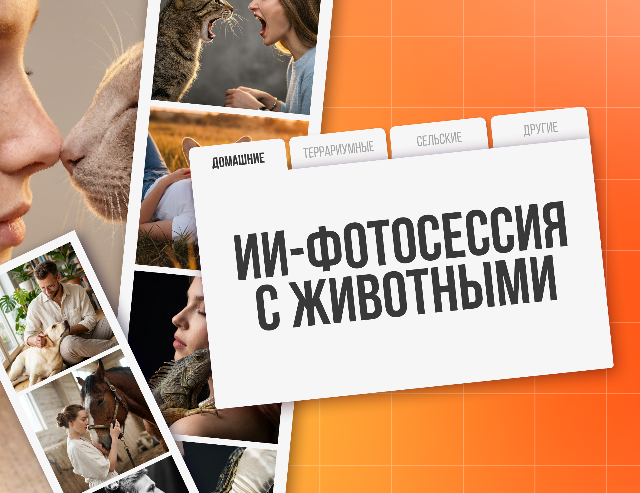 Сгенерируйте это немедленно: фотосессия с животными во Flyvi