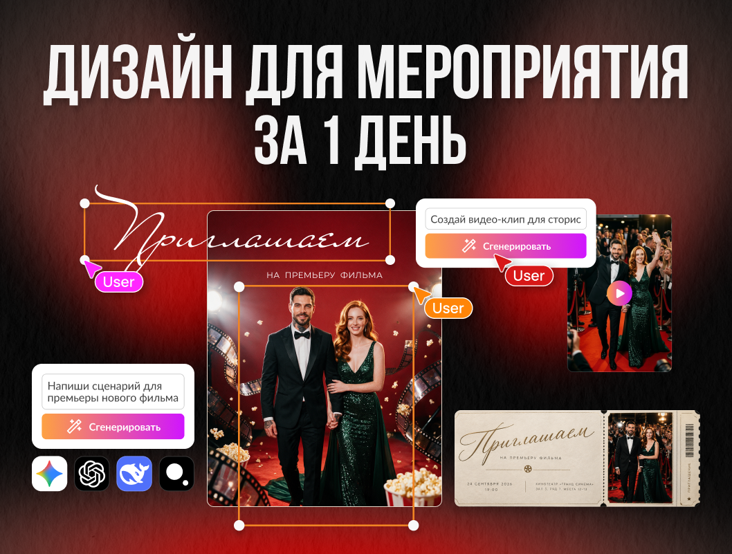 Как разработать дизайн для мероприятия за 1 день (и не сойти с ума)