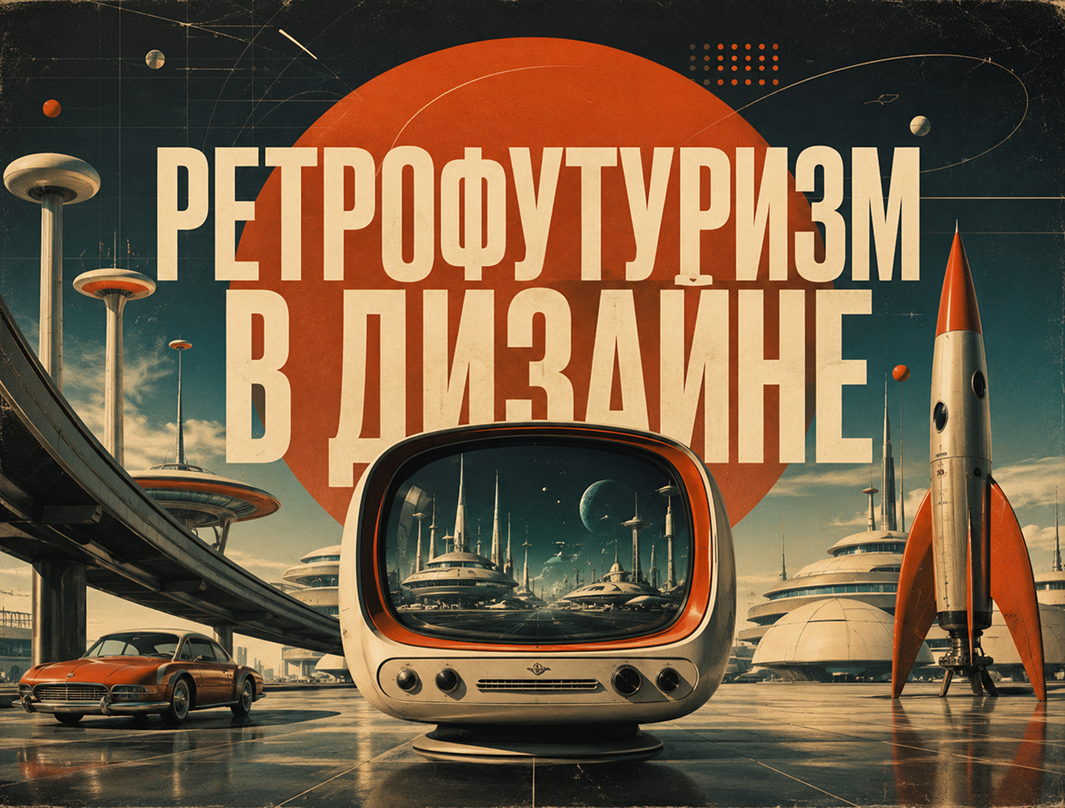 Ретрофутуризм в графическом дизайне