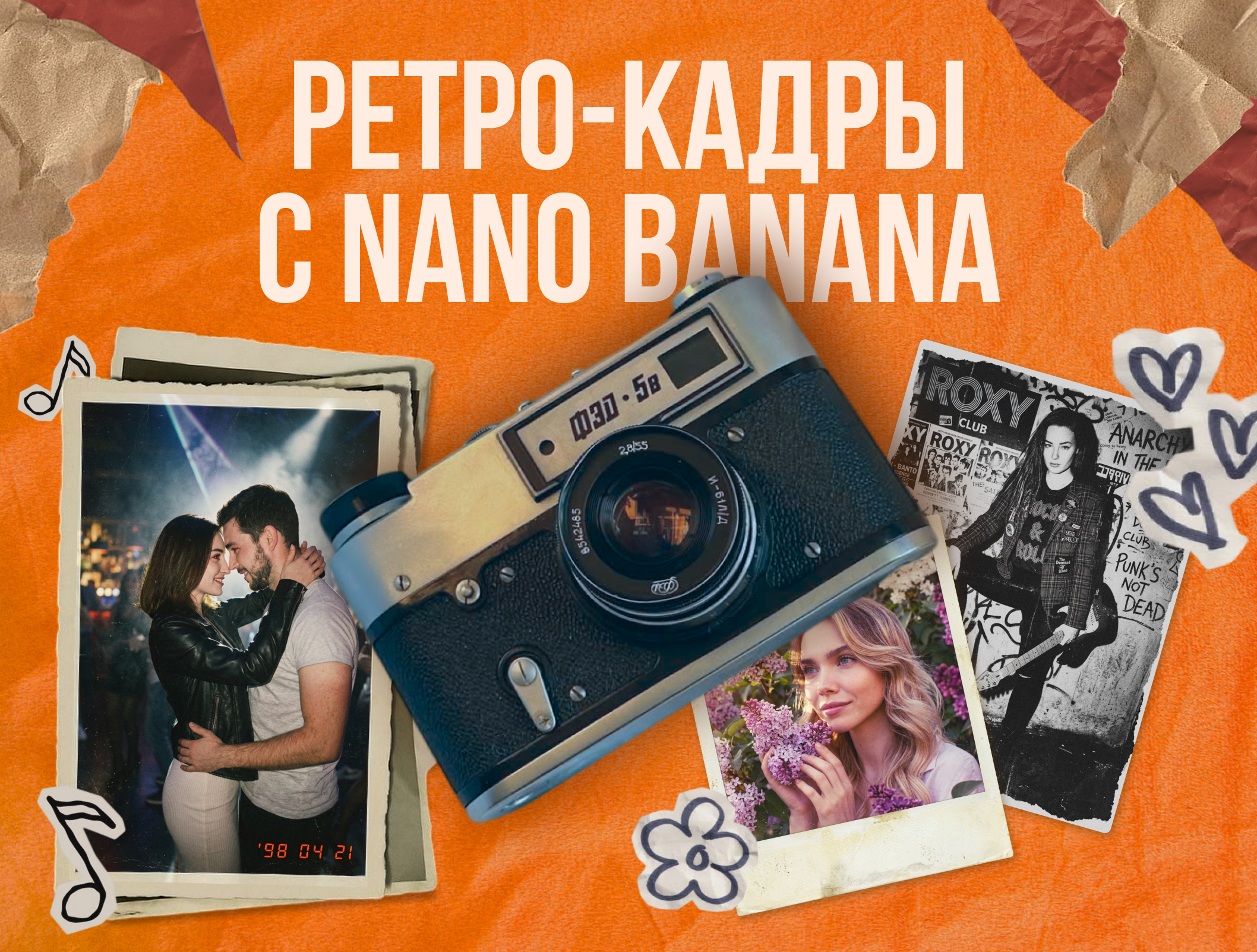 Пыль, царапины и хайп: создаем винтажные фото и ретро-кадры во Flyvi