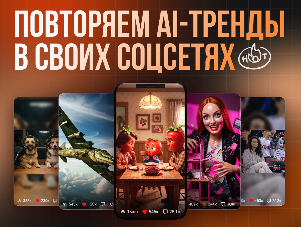 От фруктовой драмы до карт Таро: AI-тренды, которые можно повторить во Flyvi