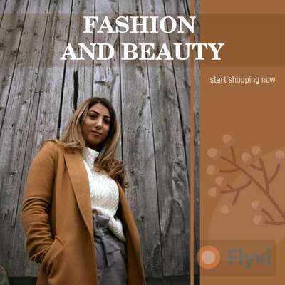 Текстура дерева и деревянные доски для стильного поста в соцсети с фото девушки для рекламы весенней коллекции одежды