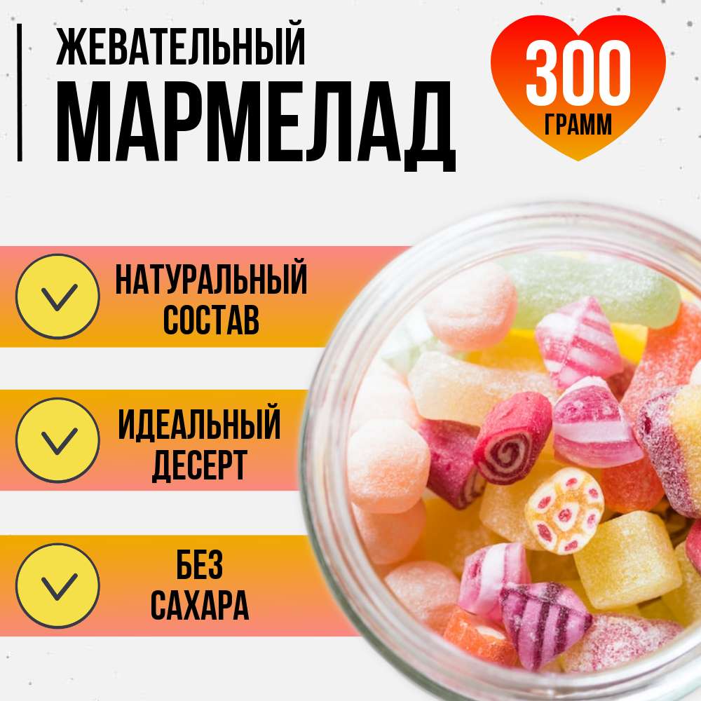 Инфографика для Ozon с жевательным мармеладом