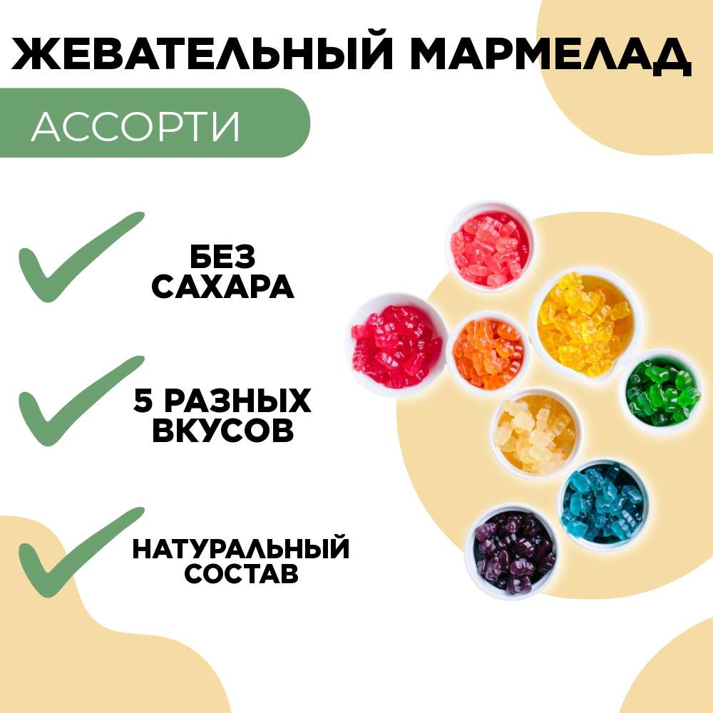 Карточка товара для Wildberries с мармеладом