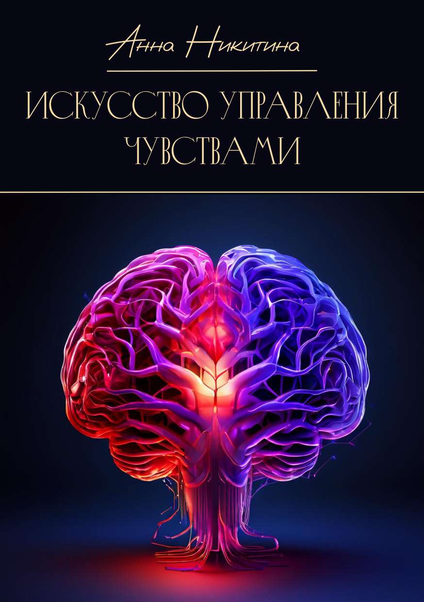 Темная стильная обложка для книги на тему психологии