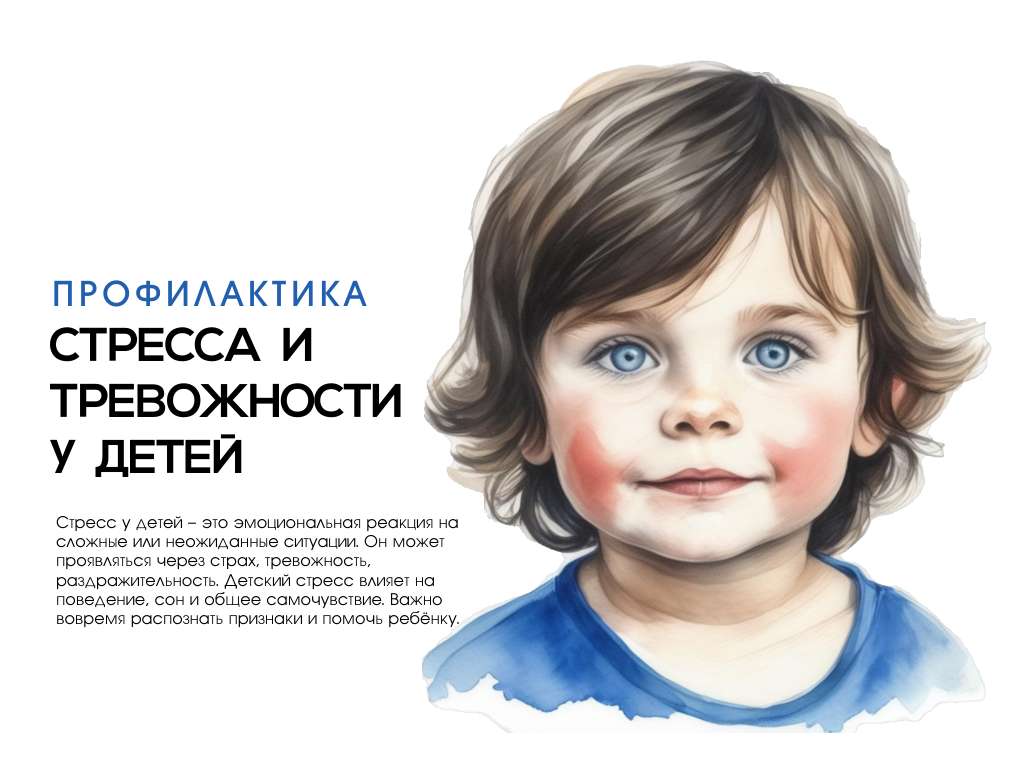 Светлая презентация на тему детской психологии и воспитания детей с акварельными рисунками мальчиков и девочек