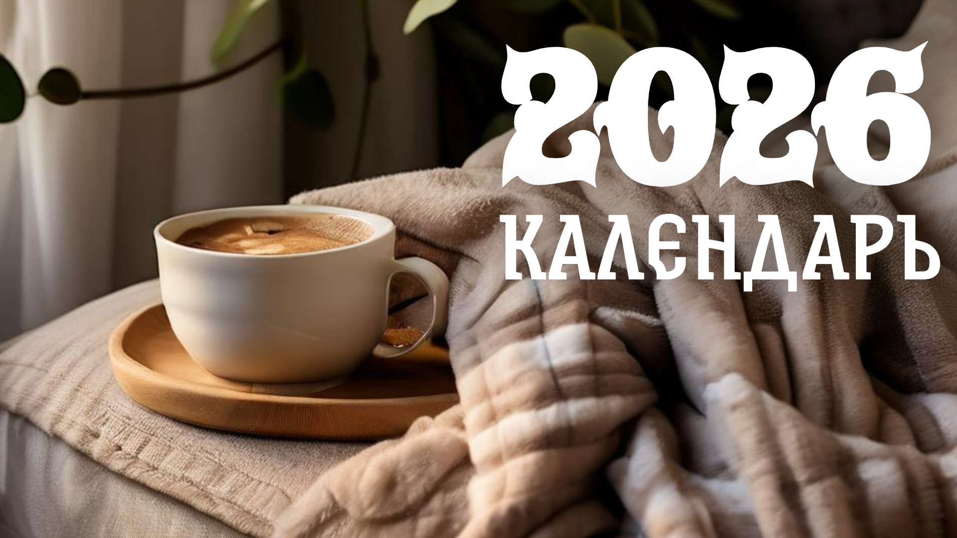Многостраничный шаблон календаря на 2026 года